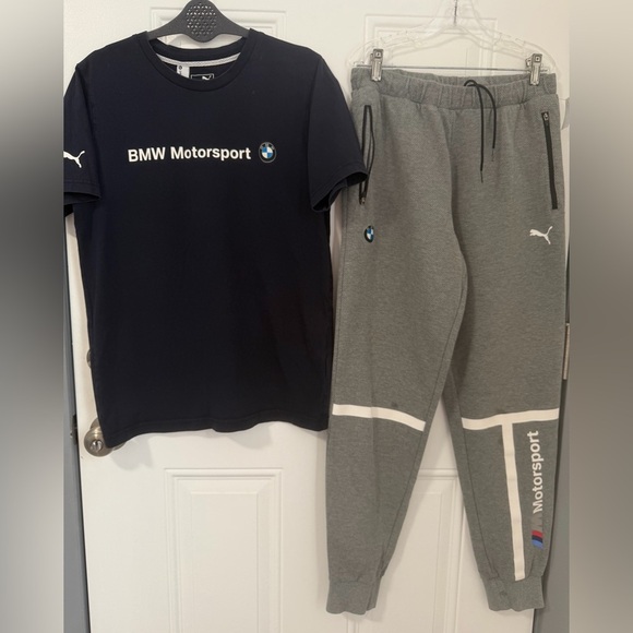 Puma Other - Puma BMW Motorsport Matching Set Shirt + Joggers Men’s Small